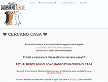 Tablet Screenshot of ibassottiperibassotti.org